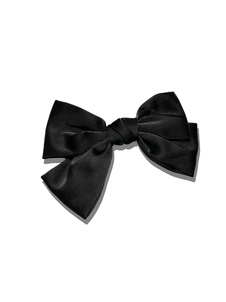 Handmade Perfect Satin Hair Bow Barrette