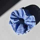 Giant Plaid Scrunchie