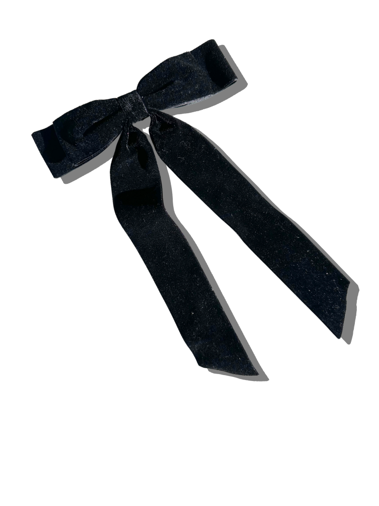 The Perfect Velvet Bow Barrette