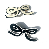 Handmade Acetate Bow French Barrette Clip | Eco-Friendly