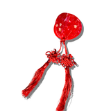 Hand-painted Red Lantern Claw Hair Clip | Eco-Friendly