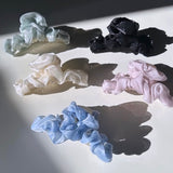 Organza Ruffle Claw Clip