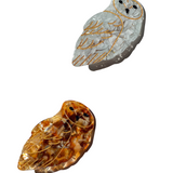 Hand-painted Owl Bird Barrette Hair Clip | Eco-Friendly