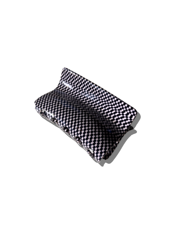 Super Big Checkered Claw Clip | Eco-Friendly