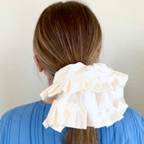 Giant Ballet Pleated Satin Scrunchie