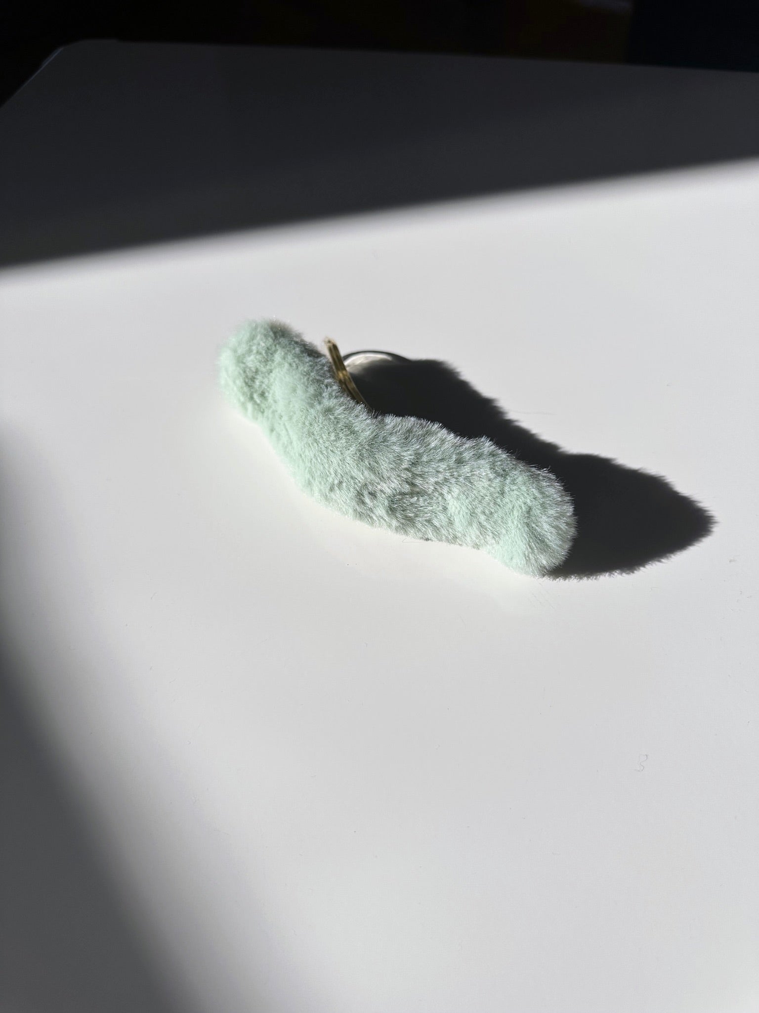 Vegan Fur Flat Claw Clip