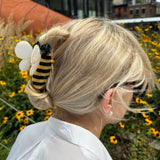 Hand-painted Bee Claw Hair Clip | Eco-Friendly