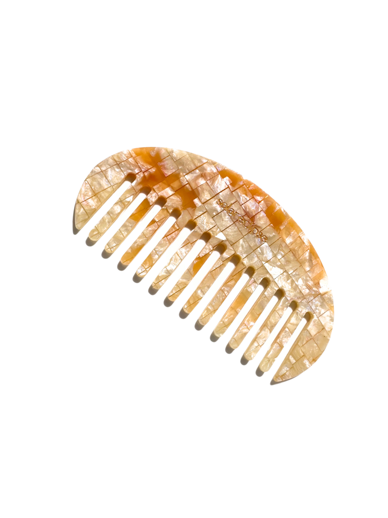 Detangling Wide Tooth Acetate Hair Comb | Eco-Friendly