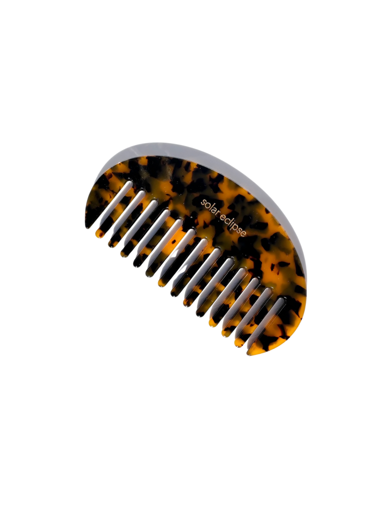 Detangling Wide Tooth Acetate Hair Comb | Eco-Friendly