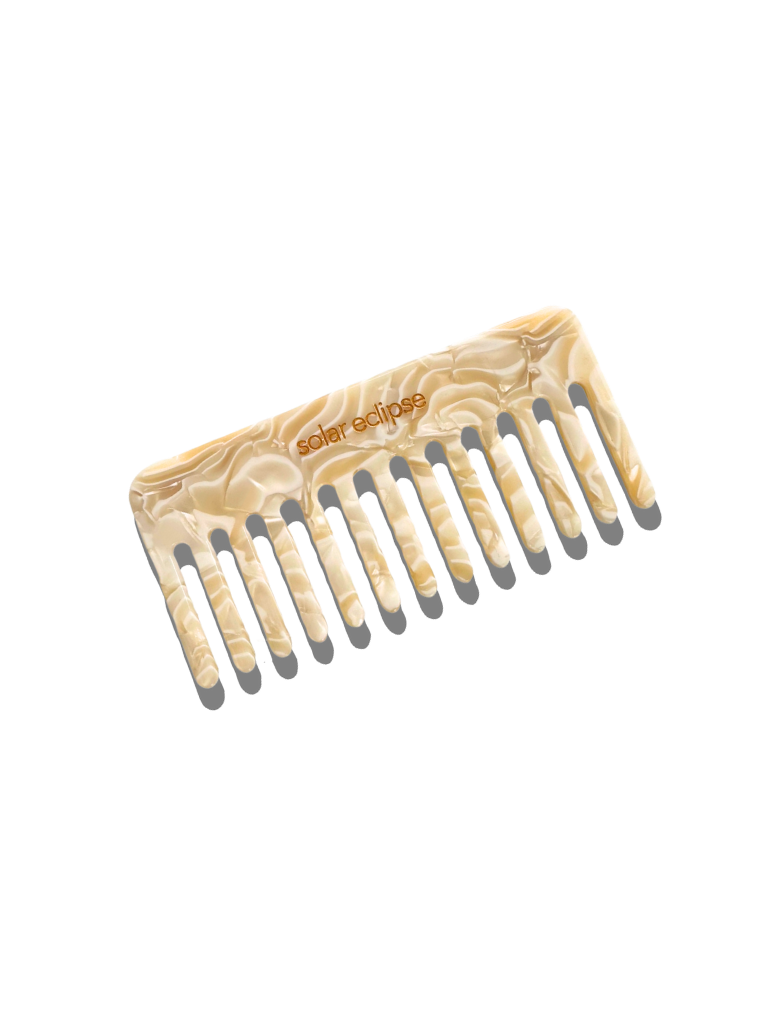 Detangling Wide Tooth Hair Comb | Eco-Friendly Acetate – Solar Eclipse