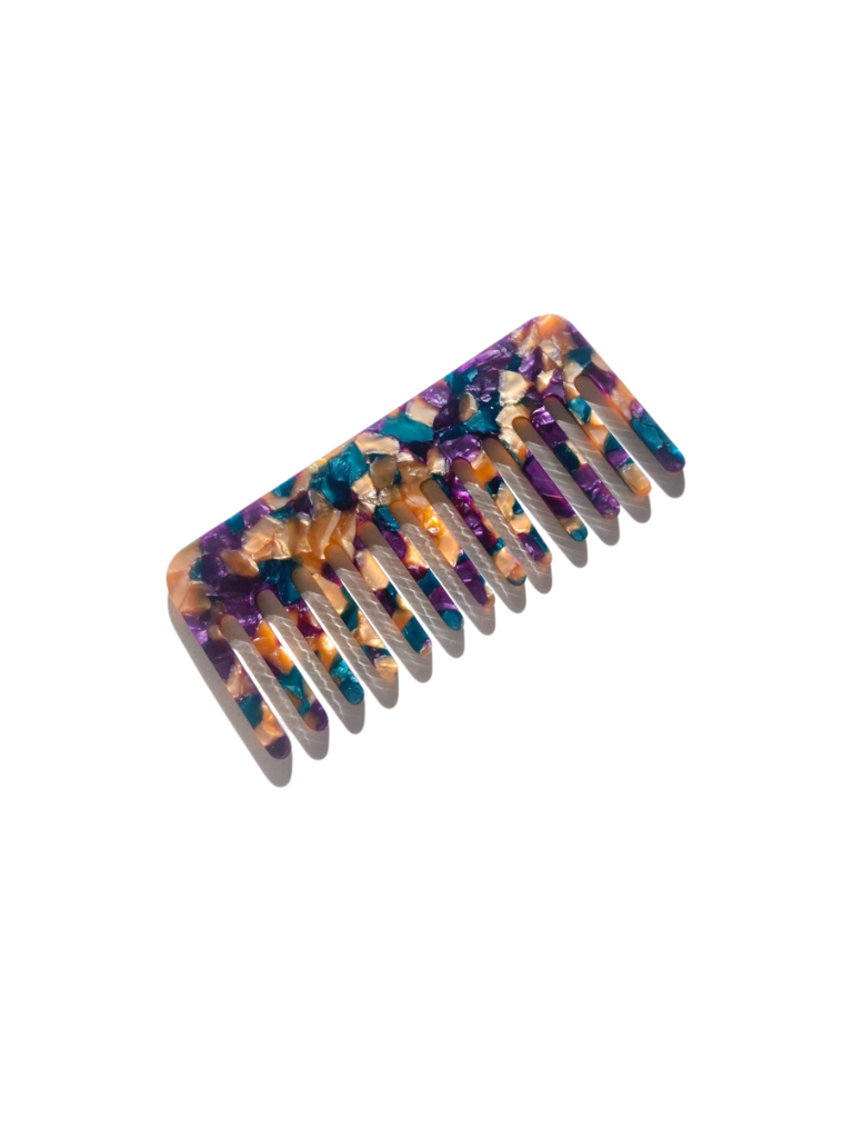 Detangling Wide Tooth Hair Comb | Eco-Friendly Acetate – Solar Eclipse