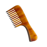 Wide Tooth Handle Acetate Hair Comb | Eco-Friendly