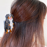 Hand-painted Bernese Mountain Dog Breed Claw Hair Clip | Eco-Friendly