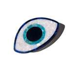 Hand-painted Evil Eye Claw Hair Clip | Eco-Friendly