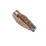 Hand-painted Owl Bird Claw Hair Clip | Eco-Friendly