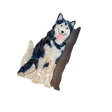 Hand-painted Siberian Husky Dog Breed Claw Hair Clip | Eco-Friendly