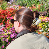 Hand-painted Bee Claw Hair Clip | Eco-Friendly