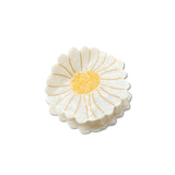 Hand-painted Daisy Flower Claw Hair Clip | April Birth Flower
