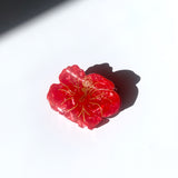 Hand-painted Hibiscus Flower Claw Hair Clip | Eco-Friendly