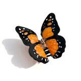 Hand-painted Monarch Butterfly Claw Hair Clip | Eco-Friendly