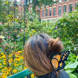 Hand-painted Monarch Butterfly Claw Hair Clip | Eco-Friendly