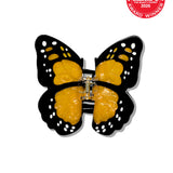 Hand-painted Monarch Butterfly Claw Hair Clip | Eco-Friendly