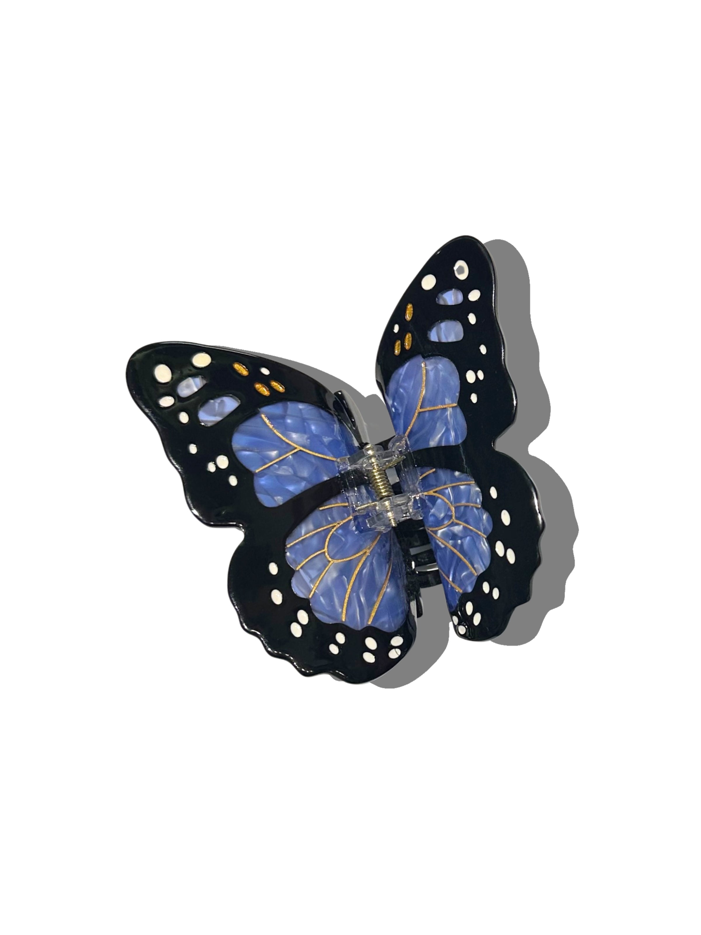 Hand-painted Monarch Butterfly Claw Hair Clip | Eco-Friendly