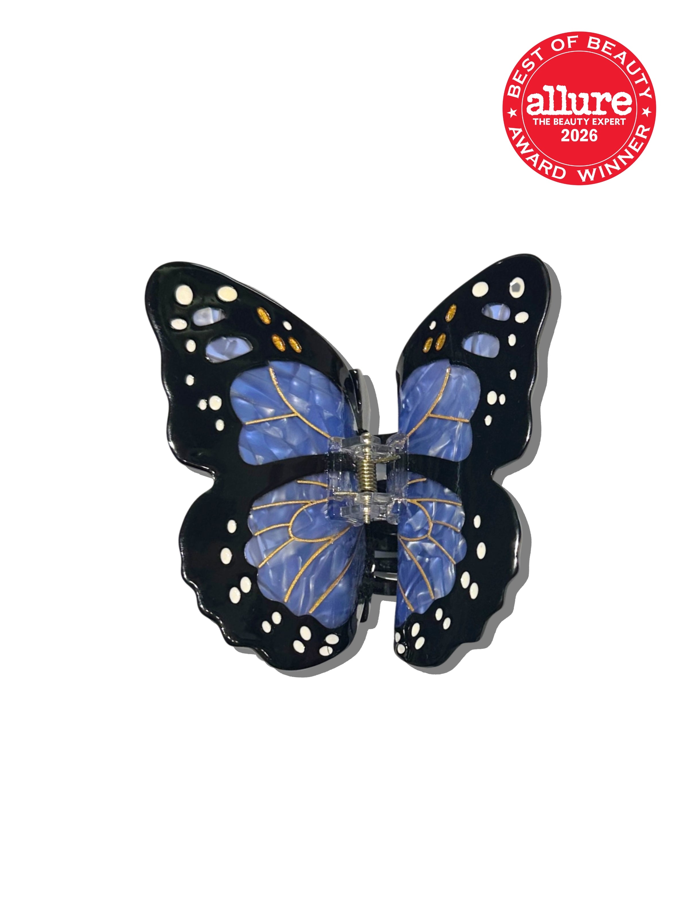 Hand-painted Monarch Butterfly Claw Hair Clip | Eco-Friendly