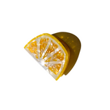 Hand-painted Citrus Slice Fruit Claw Hair Clip | Eco-Friendly