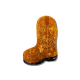 Hand-painted Cowboy Boot Claw Hair Clip | Eco-Friendly