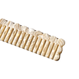 Scalloped Acetate Wide Tooth Detangling Hair Comb | Eco