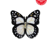 Hand-painted Monarch Butterfly Claw Hair Clip | Eco-Friendly