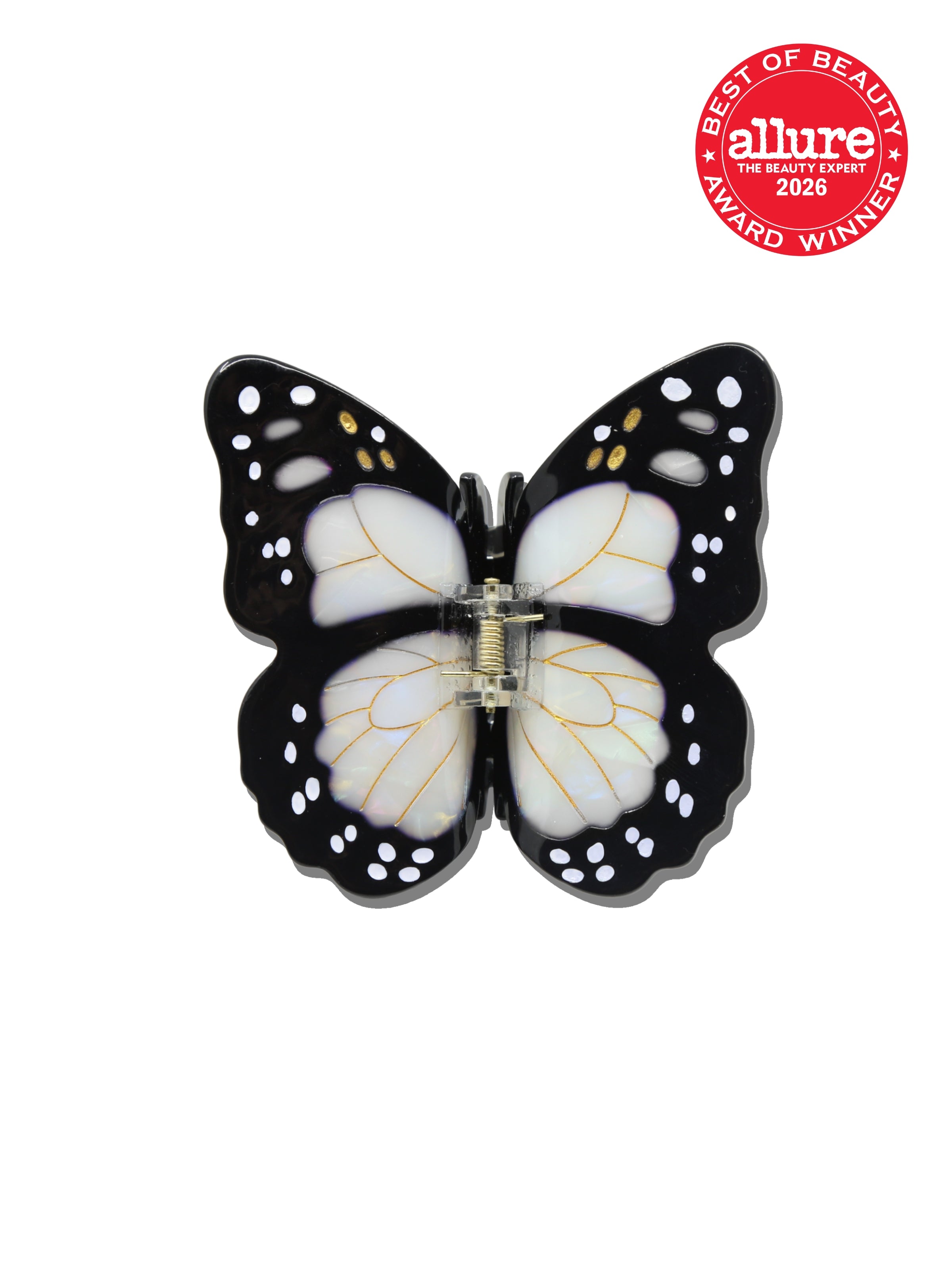 Hand-painted Monarch Butterfly Claw Hair Clip | Eco-Friendly