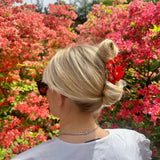 Hand-painted Cherry Blossom Flower Claw Hair Clip | Eco-Friendly