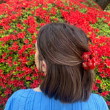 Hand-painted Cherry Blossom Flower Claw Hair Clip | Eco-Friendly