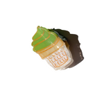 Hand-painted Soft Serve Icecream Claw Hair Clip | Eco-Friendly