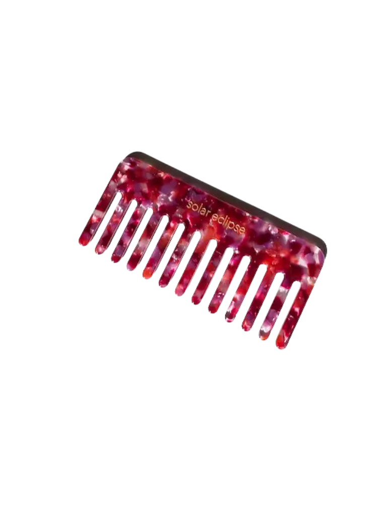 Detangling Wide Tooth Hair Comb | Eco-Friendly Acetate – Solar Eclipse
