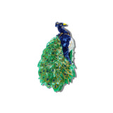 Hand-painted Peacock Claw Hair Clip | Eco-Friendly