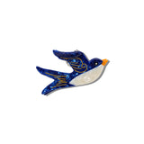 Hand-painted Swallow Bird Claw Hair Clip | Eco-Friendly