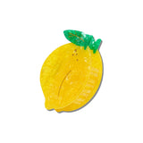 Hand-painted Lemon Fruit Claw Hair Clip | Eco-Friendly