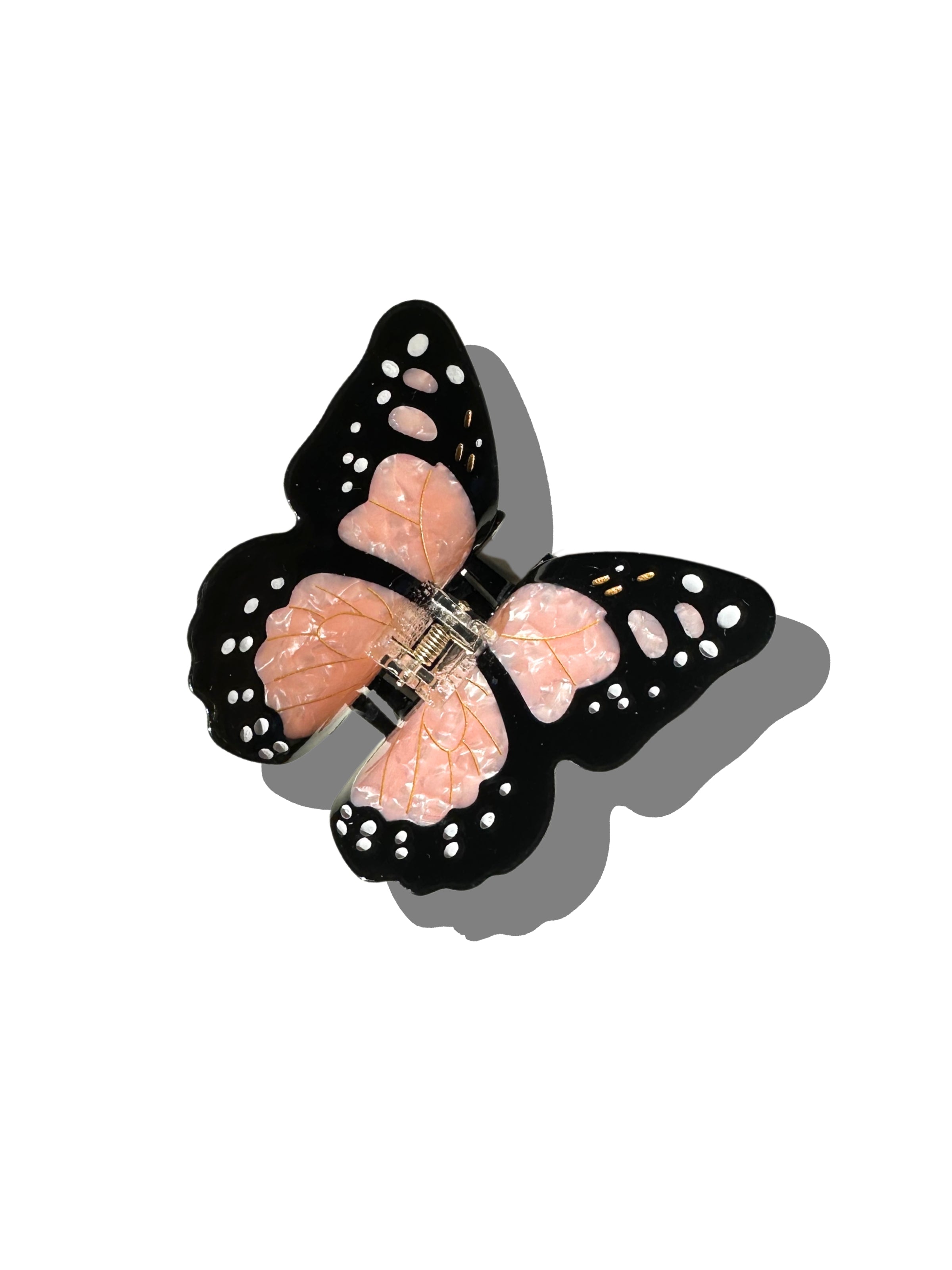 Hand-painted Monarch Butterfly Claw Hair Clip | Eco-Friendly