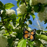 Hand-painted Mini Monarch Butterfly Claw Hair Clip | Eco-Friendly