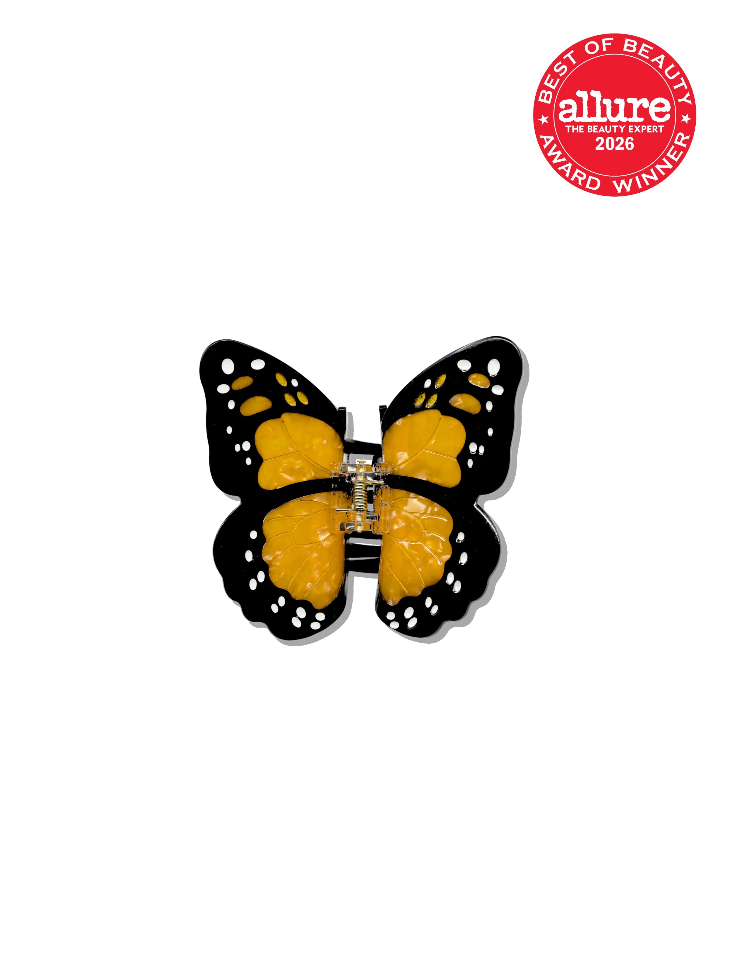 Hand-painted Mini Monarch Butterfly Claw Hair Clip | Eco-Friendly