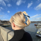 Hand-painted Blue Whale Hair Claw Clip | Eco-Friendly