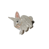 Hand-painted Bunny Rabbit Claw Hair Clip | Eco-Friendly