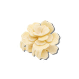 Handmade Origami Gardenia Flower Claw Hair Clip