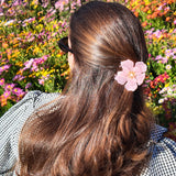 Handmade Origami Iceland Poppy Flower Claw Hair Clip