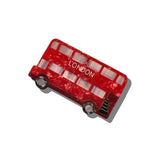 Hand-painted London Bus Claw Hair Clip