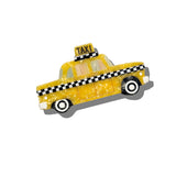 Hand-painted Yellow Taxi Cab Claw Hair Clip | Eco-Friendly