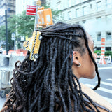 Hand-painted Yellow Taxi Cab Claw Hair Clip | Eco-Friendly
